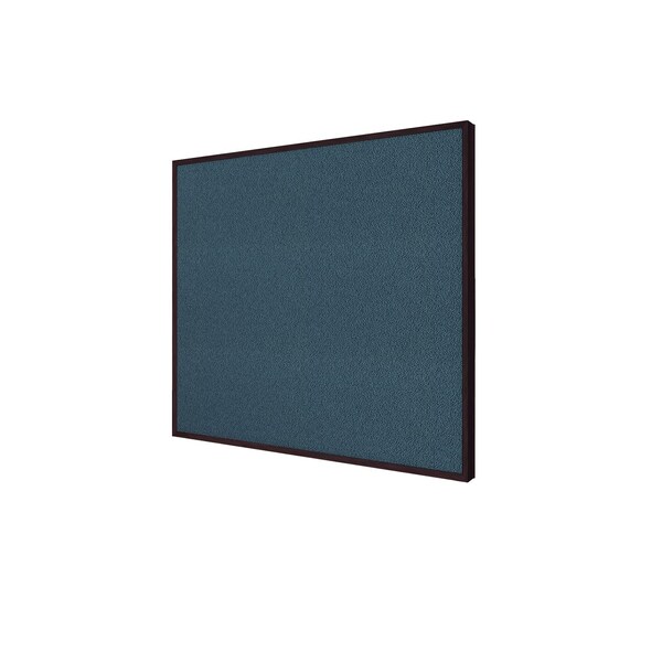 Bulletin Board, Fabric, 4 ft H x 8 ft W, Cherry Modern Frame, Black